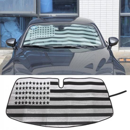 US Flag Front Windshield Sunshade Sun Sun Visor For Mazda MX-5 2009-2015