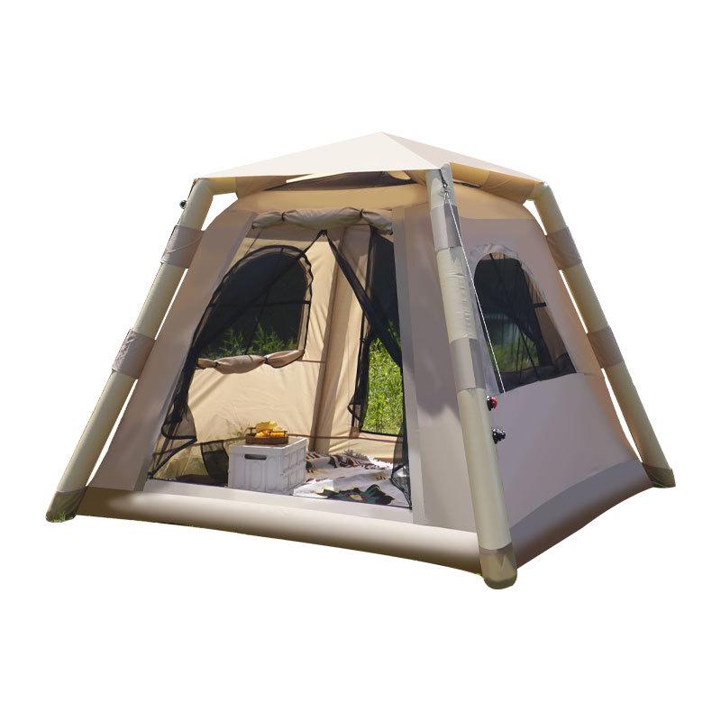 Portable Rainproof 3-5 Person Inflatable Tent - Fully Automatic Outdoor Camping Gear