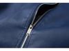 Men's Slim Fit Trendy Leather Motorcycle Jacket with Stand Collar and Plus Size Options