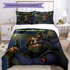 3pcs Duvet Cover Set (1*Duvet Cover + 2*Pillowcase, Without Core), Counter Strike Print Soft All‑Season Bedding Set, Home Bedroom Decor Gift