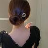 Hollow Round Ball Bridal Chinese Hair Fork Korean Hanfu Hairpins Women Hair Sticks Metal Hair Clip