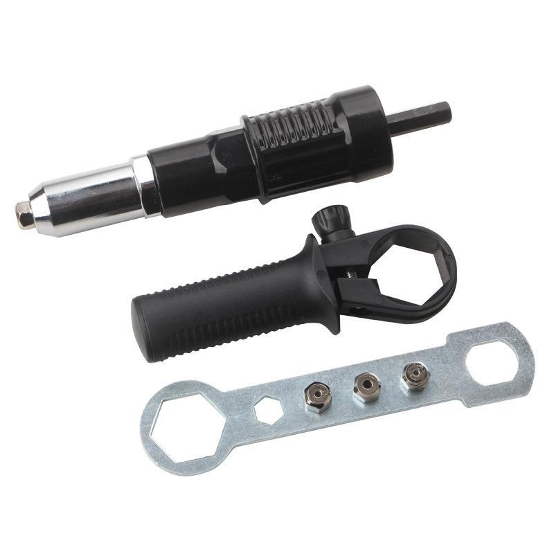Cordless Electric Rivet Nut Gun & Drill Adapter Kit