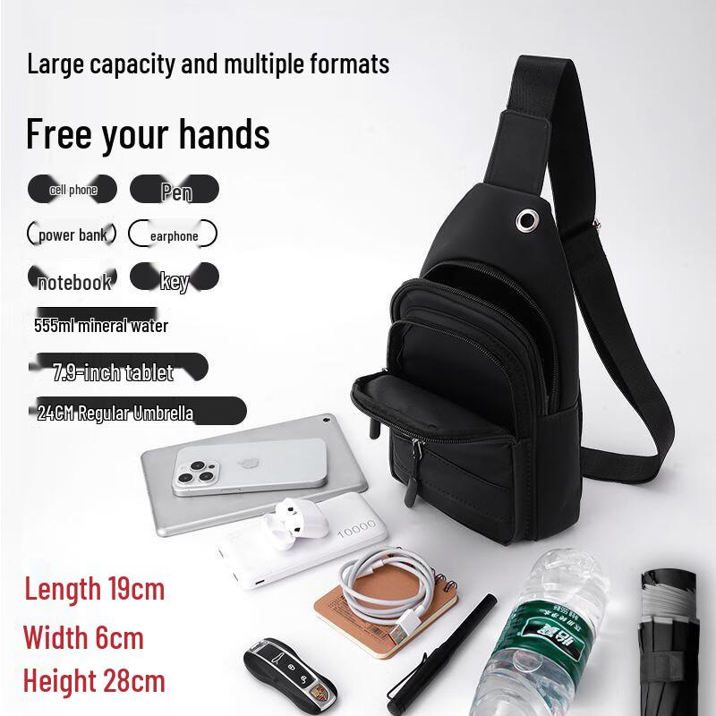 Warrior Canvas Crossbody Shoulder Bag