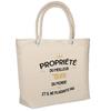 Insulated Bag Property of the Best Gift Guide Man Humor Father's Day Retirement Colleague Work Large Shopping Bag