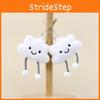 White Cloud Cute Keychain Cartoon Girl Backpack Decorative Pendant Doll Gift