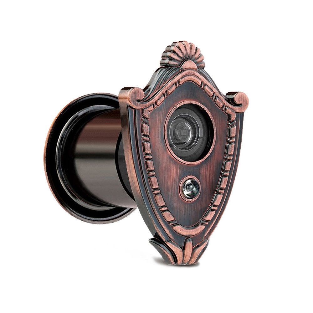 Wide Angle Home Security Hole Viewer 180 Degree Cat's Eye Doorbell Security Door Peep Sight Hole