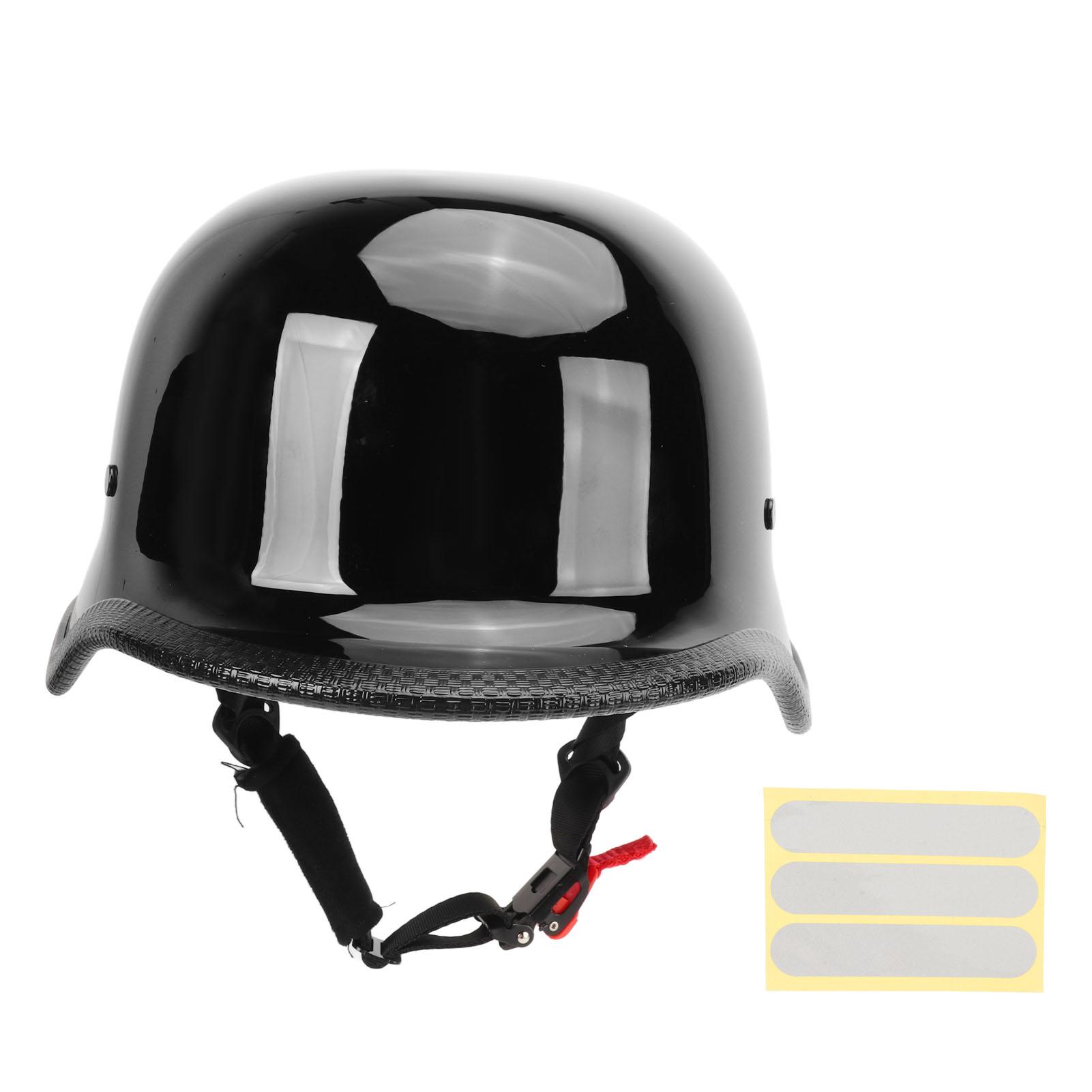 Outdoor Riding Half Helmet Motorcycle Unisex Helmet Sports Skull Helmet With Reflective Strips for Men Women Kids XXL