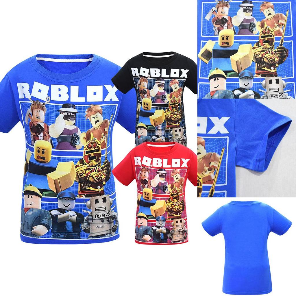 Vibrant Roblox Character Game T-shirt For Children With Comfy Cotton Fabric