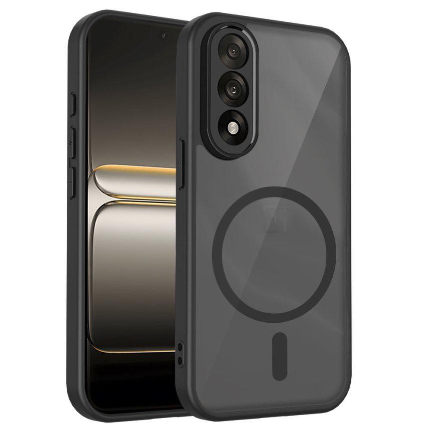 Magnetyczne etui na telefon OnePlus: Półprzezroczysty Czarny dla OnePlus 15, Nord CE 5, 13T i 13R.