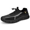 Sneakers Men's 2025 Summer New Hollow Breathable Casual Shoes Mesh Soft Sole Non-slip Versatile One-pedal Men's Shoes