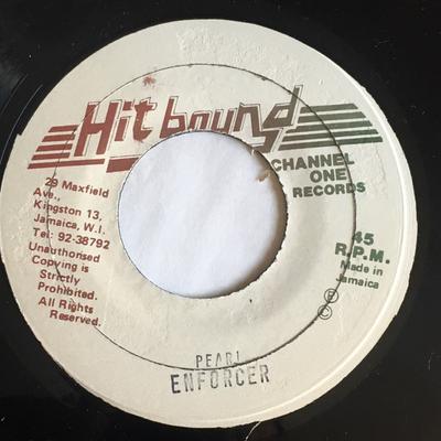 7-Zoll-Schallplatte ENFORCER Perle KEINE Hit Bound Jamaika Reggae Ska Dub Gebraucht