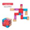 Children's Wooden Magic Cube Deformable Robot Puzzle – Educational and Brain-Teasing Toy