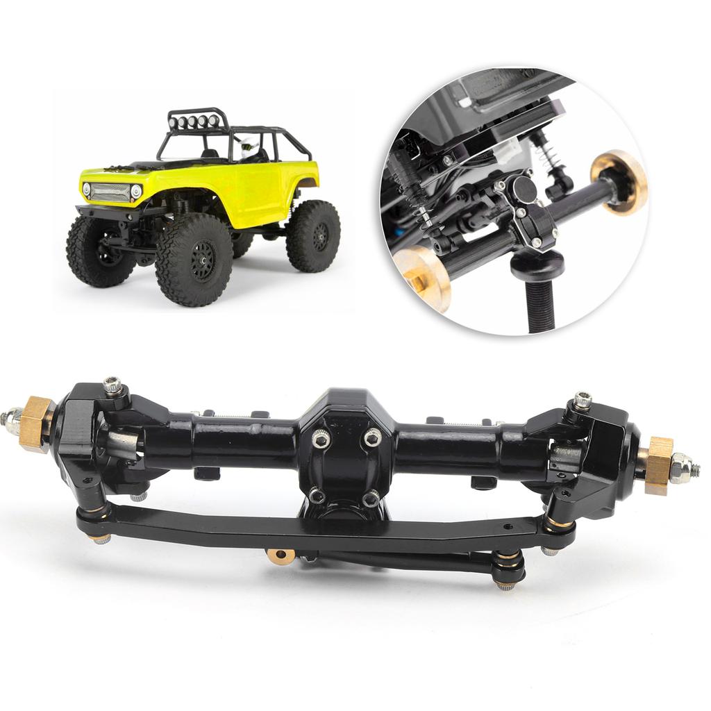 RC Metal Complete Front Axle Shaft Assembly for SCX24 90081 1Celsius24 RC Car Upgrade Parts