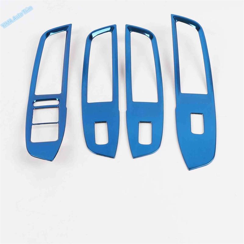 Fit For MG ZS EV 2018 - window button switch cover glass lifting trim frame interior mouldings control panel accessories