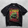 The Horrors Are Never Ending Shirt – Funny Frog Meme Tee, Japanese Graphic T-Shirt