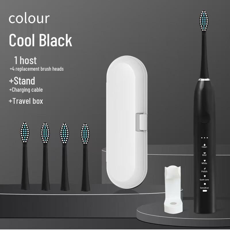 QBM 18-Mode Sonic Electric Toothbrush with Soft U-Brush