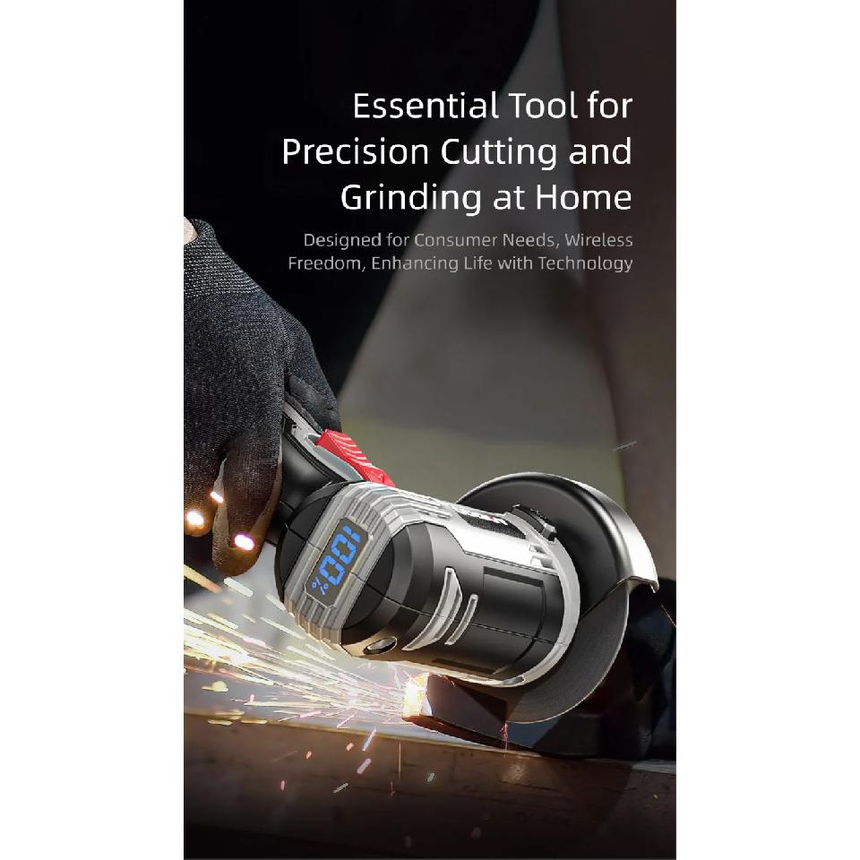 28000r 16.8V Mini Angle Grinder Portable Rechargeable Polishing Grinding Cutting Machine Home Metal Polisher Woodworking Tools