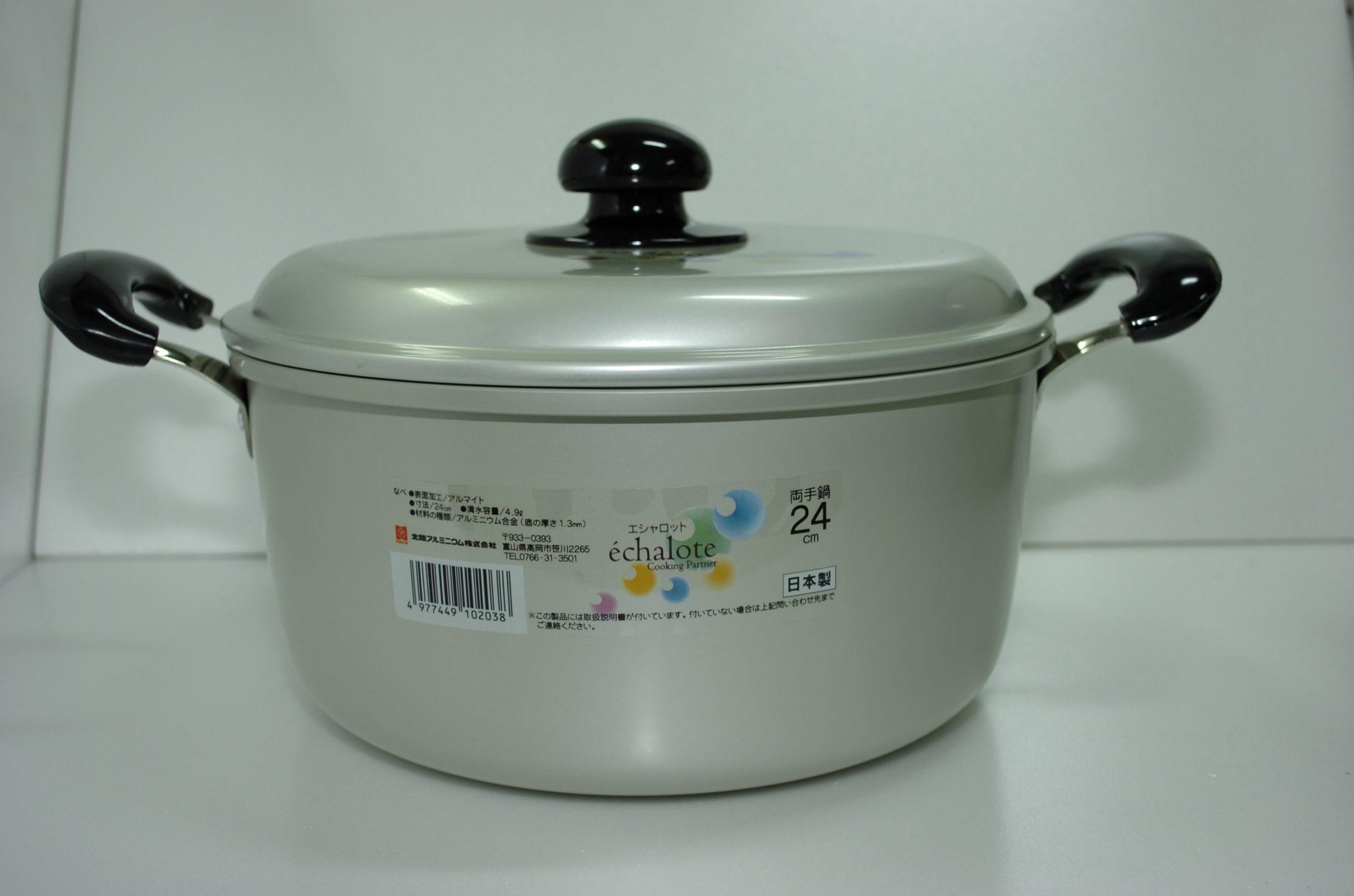 

Hokuriku aluminum shallot pot 24cm two-handed