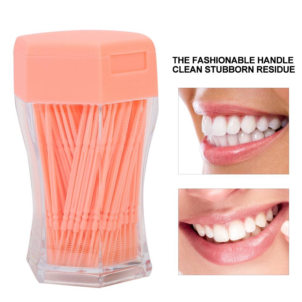 200pcs Double Head Toothpick Household Cleaning Tartar Removal Toothpick