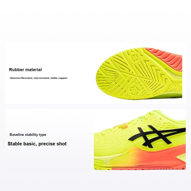 Мужские кроссовки ASICS Gel Resolution 9 Paris Желтый Безопасный-Желтый Черный 1041A459-750 40.5