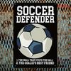 Vintage Soccer Defender Tin Sign, 2D Flat Wall Art for Home Bar, Garage, Kitchen – Durable Gift