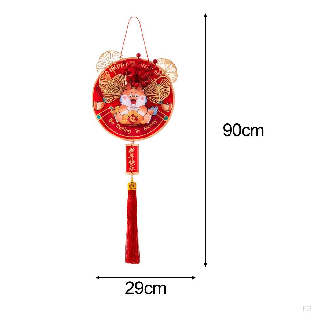 Chinese Year Hanging Decoration Charm Tassel Dragon Ornament for Holiday