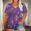 Casual Women's V-Neck Top Short Sleeve Fashion Versatile T-Shirts Women’s