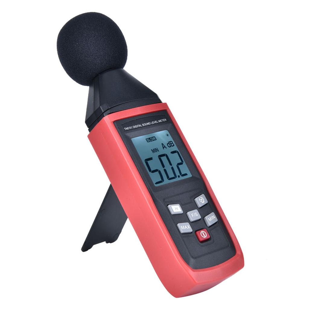 TA8151 LCD Digital Sound Level Meter Noise Detect Tester Data Decibel Measurement 30 130dB