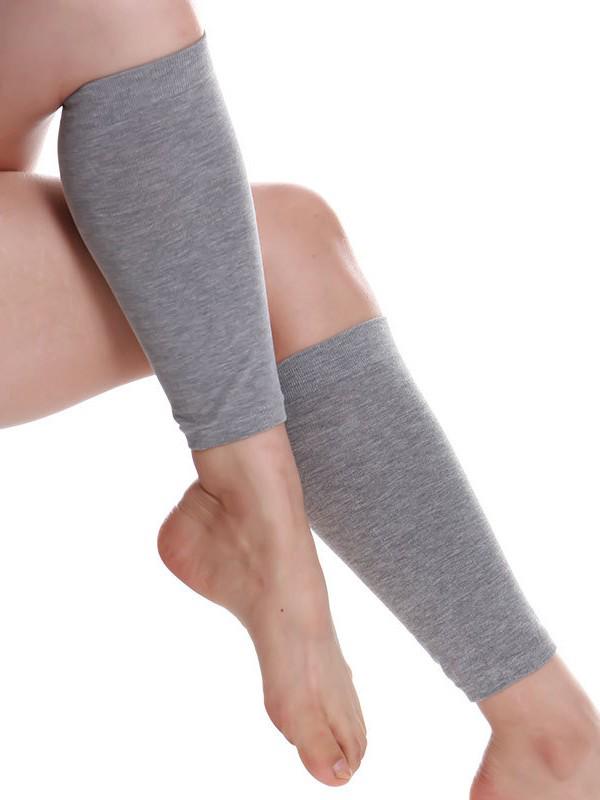 Unisex Cotton Style Breathable Leg Warmers: Thin, Elastic, All-Season Calf Protection for Sports