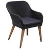 Ensemble de jardin - MAISON EXCLUSIVE - Ensemble 5 pcs - Table acacia massif - Chaises résine tressée - Coussins amovibles