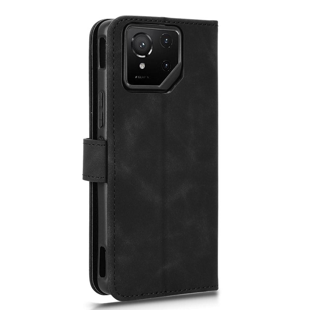 Pro Asus ROG Phone 9 5G Kožené pouzdro Skin Feel Odolné proti pádu Peněženka Flip Kryt na telefon