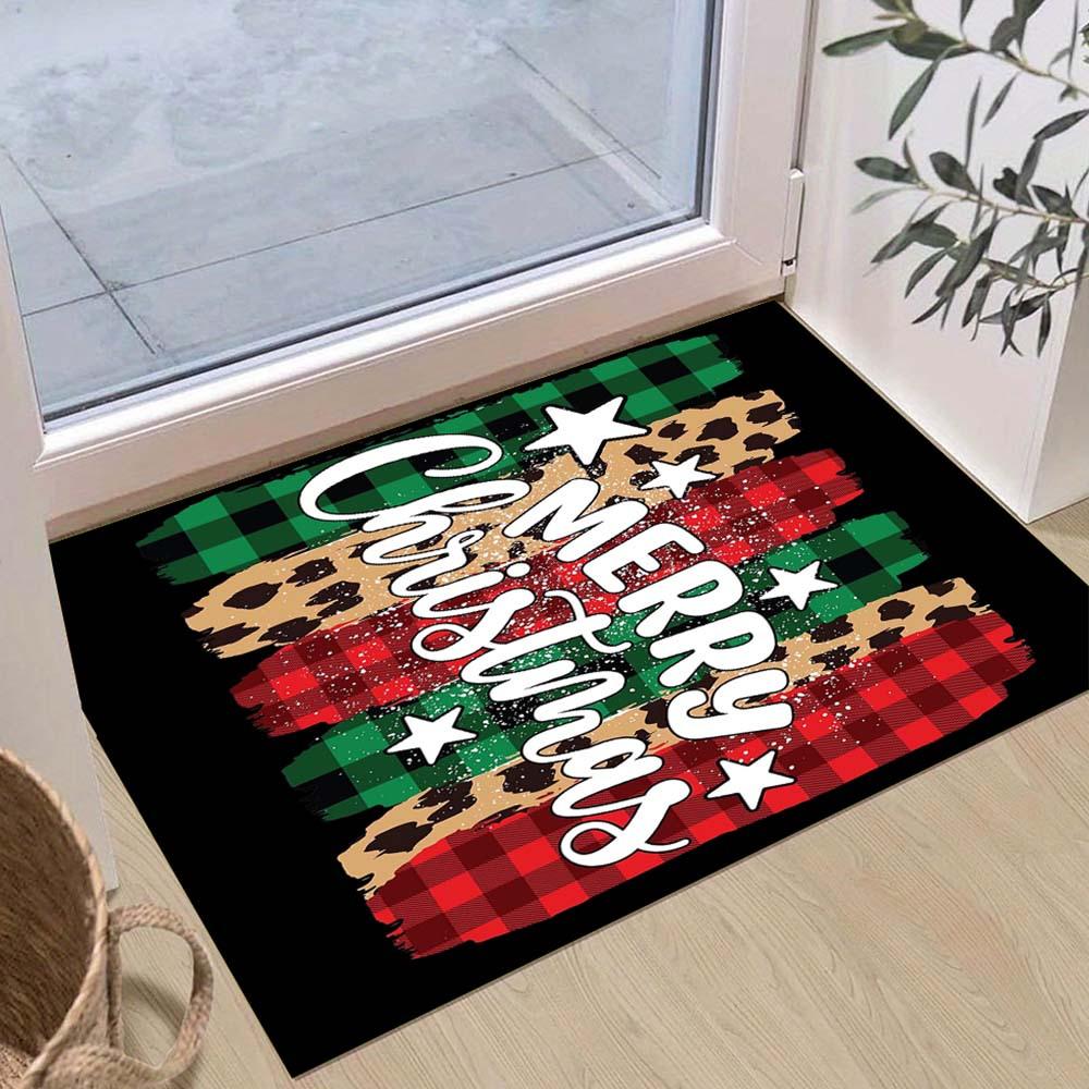 

1pc Christmas Area Rug, Slip-Resistant, Easy-Clean, Stain-Resistant, Perfect for Cozy Living Rooms, Bedrooms, Kitchens, Offices, and Holiday 60cm by 90cm