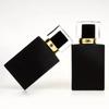 30/50Ml Bright Black Perfume Bottle Glass Empty Bottle High-End Portable Spray Makeup Water Bottle Mist