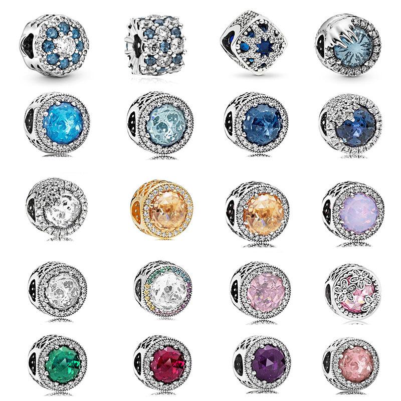 925 Silver Rose Gold Opal Beads Series Beaded DIY Bracelet Bracelet Necklace Accessories 2026