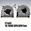 Laptops CPU + GPU Cooling Fan Coolers Radiators for 15 7590 7591 7590 P83F Seriess DC5V 0.5A Fan