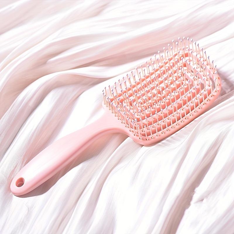Antistatischer Kamm, großer gebogener Kamm, Massagekamm, hohler, quadratischer Bogenkamm, Kamm für lockiges Haar