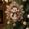 Acrylic Beaded Art Supplies Christmas Faux Pearl Painting Suncatcher Kit, Snowflake Shape Board Decorative Hanging Window with Lace Edge, 3D