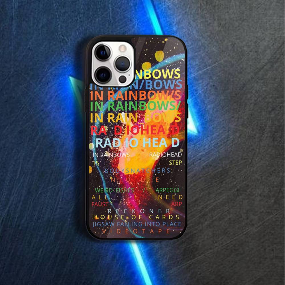 Radiohead R-Rock B-Band Phone Case For iPhone 17,16,15,14,13,12,11,Pro,Max,Plus,Mini,Magsafe,Magnetic Wireless Charging Case