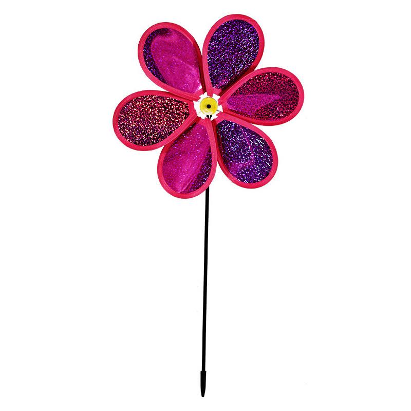 

Colorful Glittery Windmill Toy For Children Outdoor Decor Traditional Plastic Toy StyleE