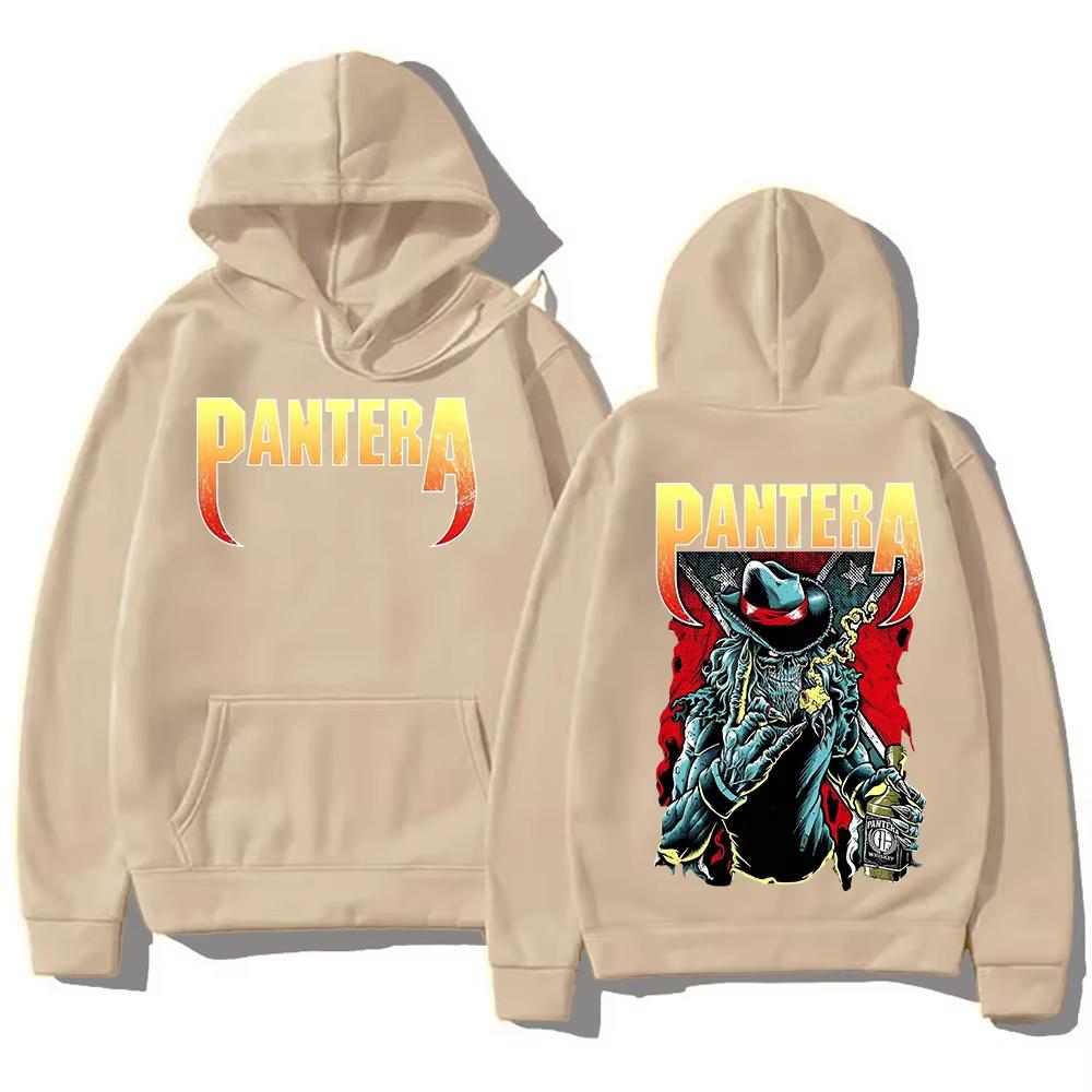 Band Pantera Hoodie Men Women Clothes Pullover Streetwear Casual Fleece Oversized High Street Funko Pop Graphic Print Top Unisex