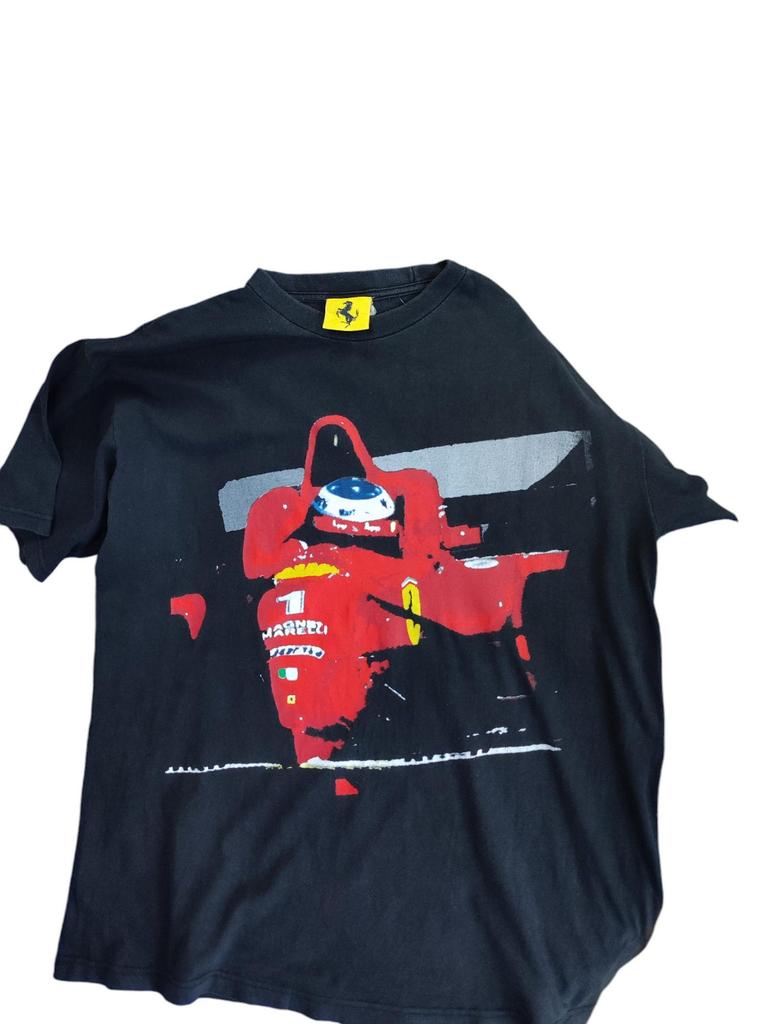 Vintage 90s Ferrari Sports Ferrari MAGNETI MARELLI F-1 Racing World Grand Prix Team Ferrari Sports Specialties Ferrari Spa t shirt Large