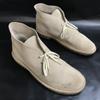 Clarks Originals Suede Leather Desert Boots Beige Size 8.5M 26.5 Crepe Sole(USED)