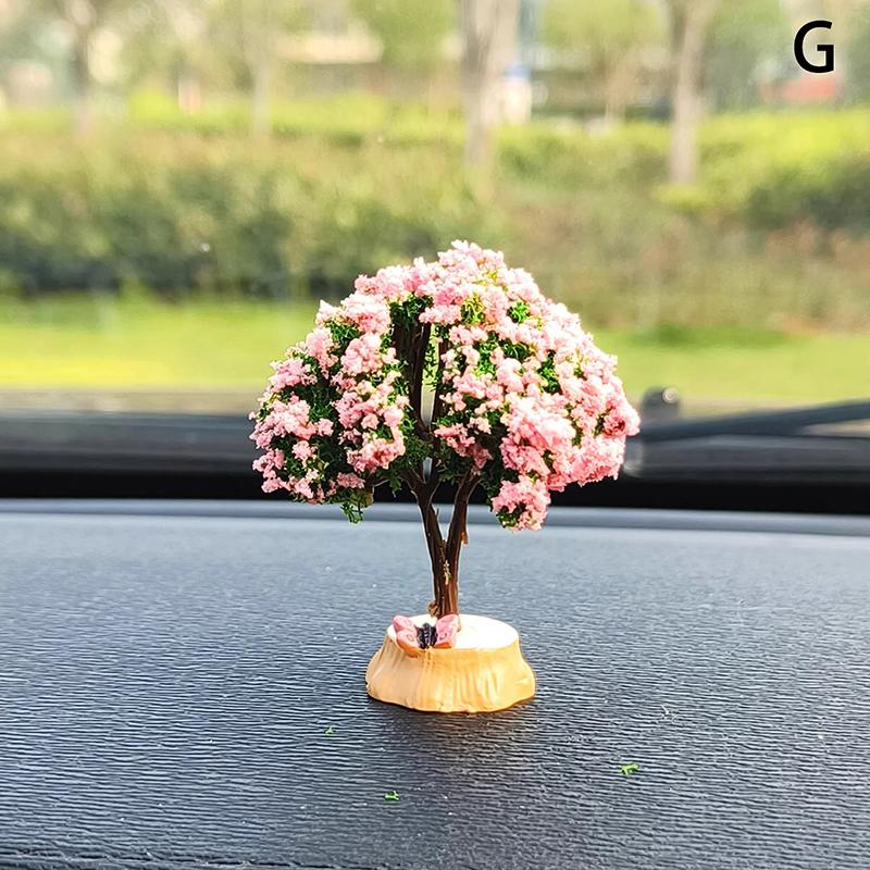 Cute Mini Chickens Car Dashboard Accessories Fun Chicks Car Rearview Mirror Decor Interior Ornaments Fairy Garden Home Car Gifts