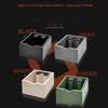 Espresso ABS Knock Box Kaffeesatzbehälter Abnehmbarer Knock-Schlackeimer Anti-Rutsch-Boden Professionelles Barista-Zubehör