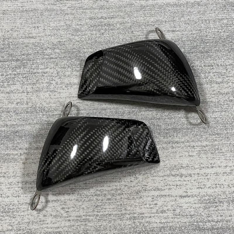Carbon Fiber 100MM Motor Front Caliper Radiator Cover Air Ducts Brake Cooling For APRILIA RSV4 TUONO V4 Dorsoduro 900 1000 1200