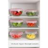 Silicone Stretch Lids Pink (6 Pack) Reble Airtight Food Covers for Bowls, Containers & Fruits |Elastic BPA-Free Stretchable Lids | Microwave, Freezer