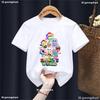 2025 Νέο T-Shirt Dandys World Καλοκαιρινό Μπλουζάκι με Στρογγυλή Λαιμόκοψη Κινούμενα Σχέδια Παιχνίδι Αγόρια/Κορίτσια T-Shirts Παιδικά Μπλουζάκια Κοντομάνικα Αγόρια Κορίτσια Anime Τοπ