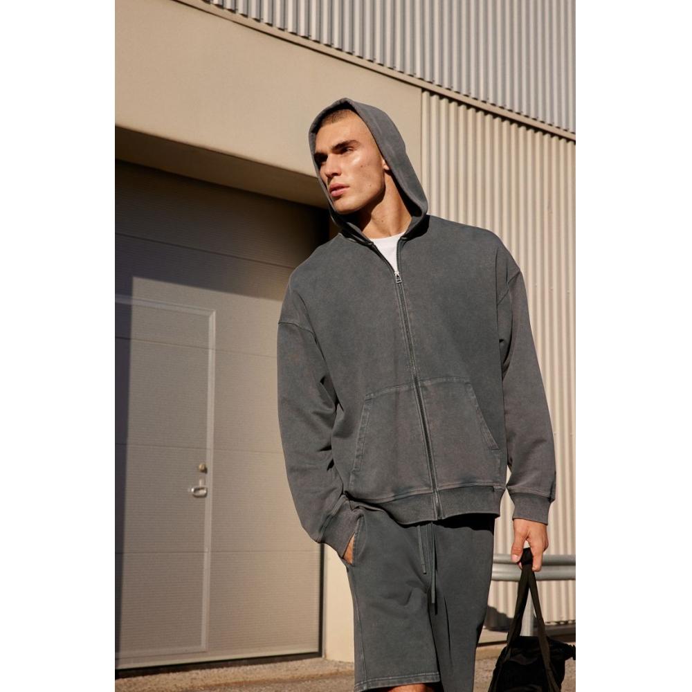 

HM Zip Up Sport Толстовка Серая