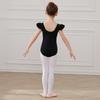 Ballet Leotards For Girl Toddler Short Ruffle Sleeve Dancer Outfit Rhythmic Gymnastics Bodysuit