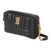 Burberry Lola Bag With Brand Logo Magnetic Closure Adjustable Chain Shoulder Strap Lambskin Camera Crossbody Bag Women Bags Black 80608941